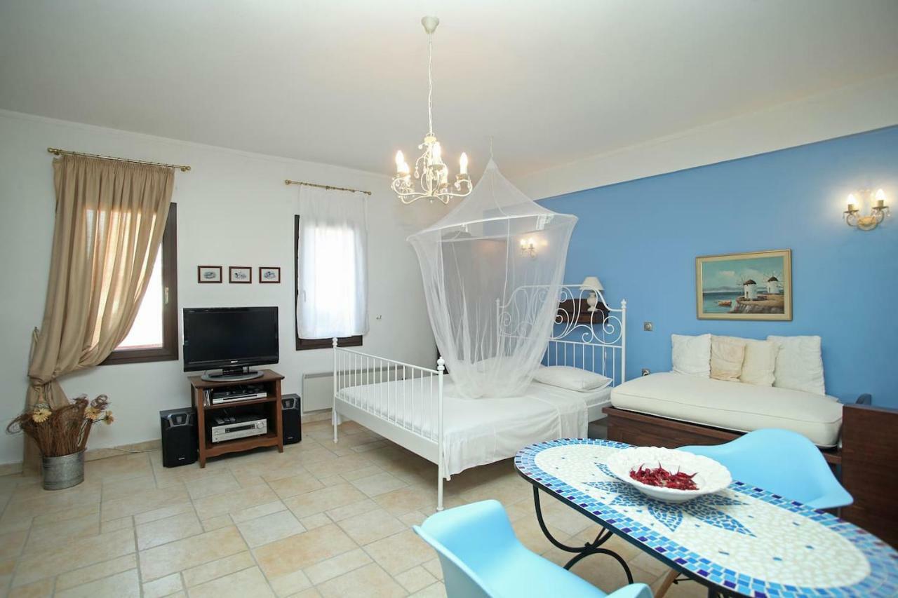 Beautiful Studio in traditional Afytos Halkidiki-UVC sterilized Esterno foto