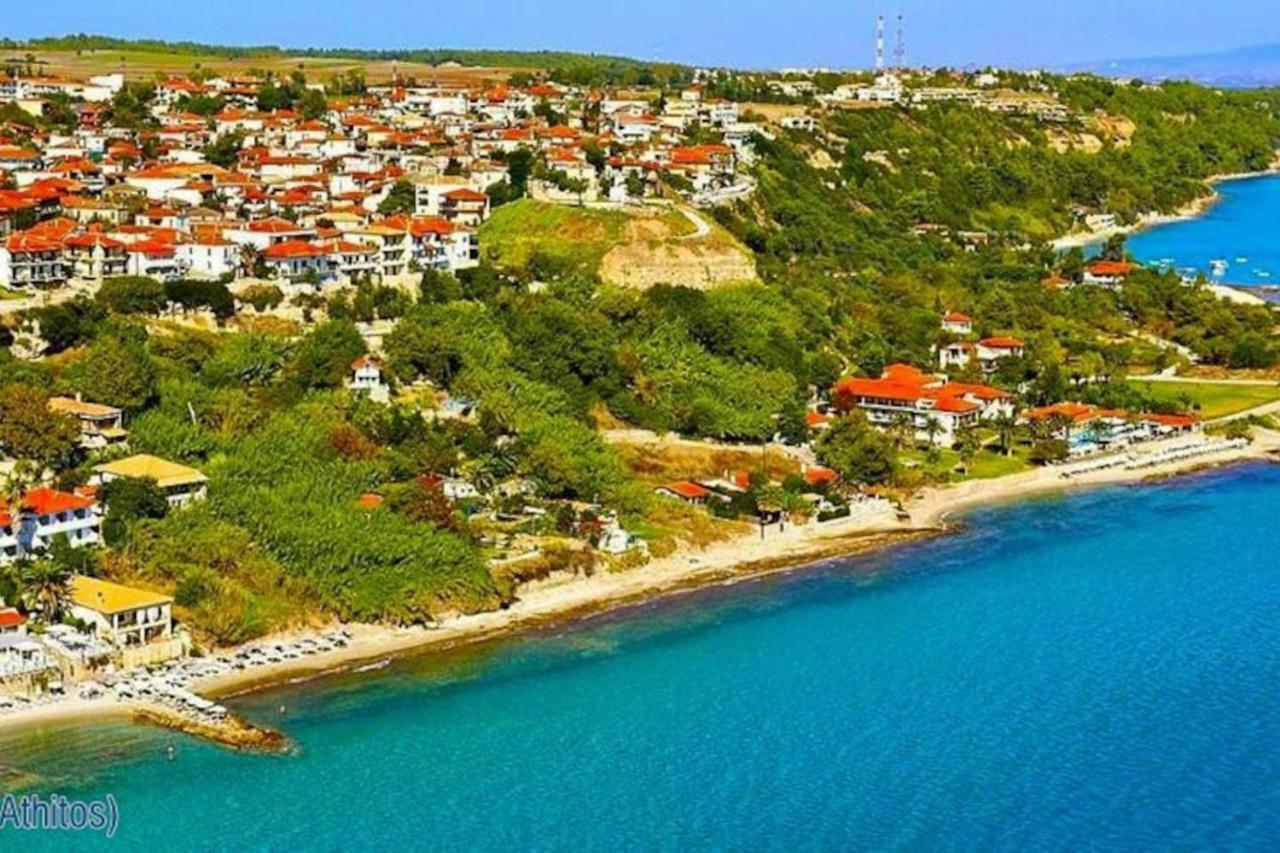 Beautiful Studio in traditional Afytos Halkidiki-UVC sterilized Esterno foto