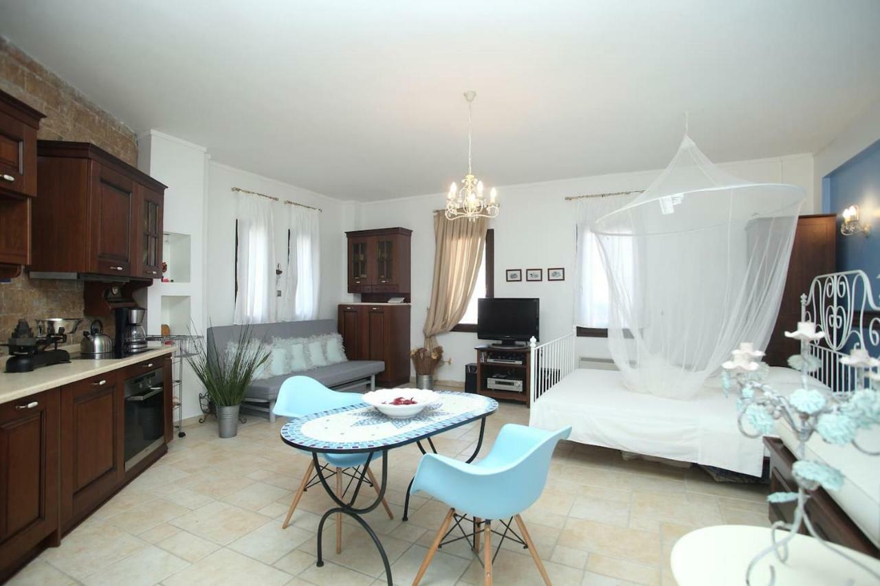Beautiful Studio in traditional Afytos Halkidiki-UVC sterilized Esterno foto